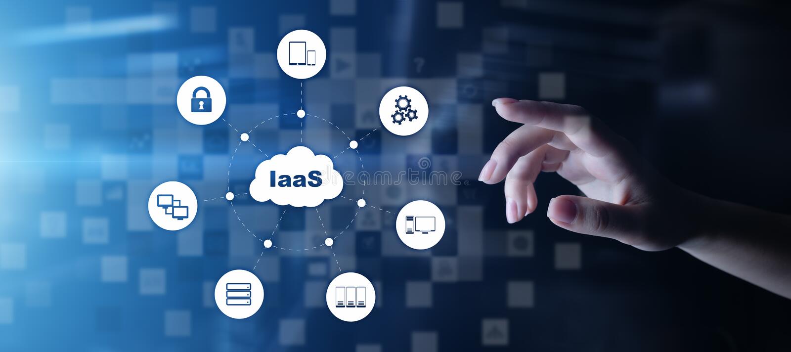iaas-infrastructure-as-service-networking-application-platform-internet-technology-concept-iaas-infrastructure-